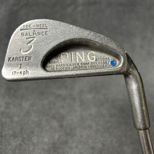 Ping Karsten I 3 Iron, Single Iron, Blue Dot, Men's, RH, Steel Shaft, Used
